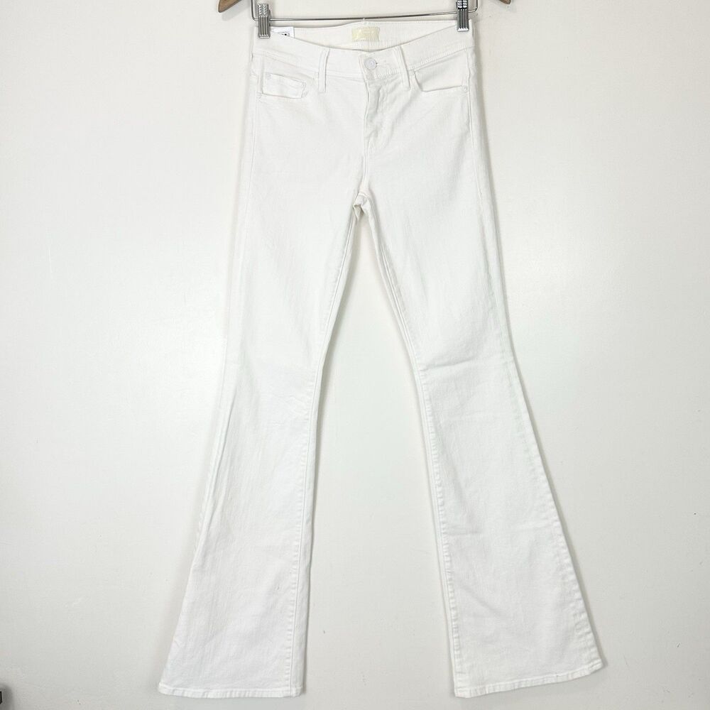 MOTHER The Cruiser Stayin' Alive Flare Jeans Womens 25 Mid Low Rise Y2K Designer